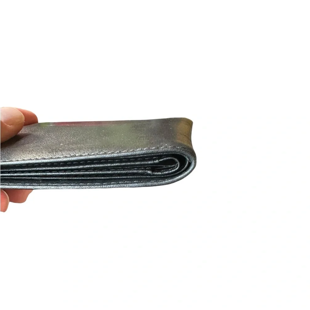 Men’s Black Buxton Bifold Genuine Cowhide Leather Wallet